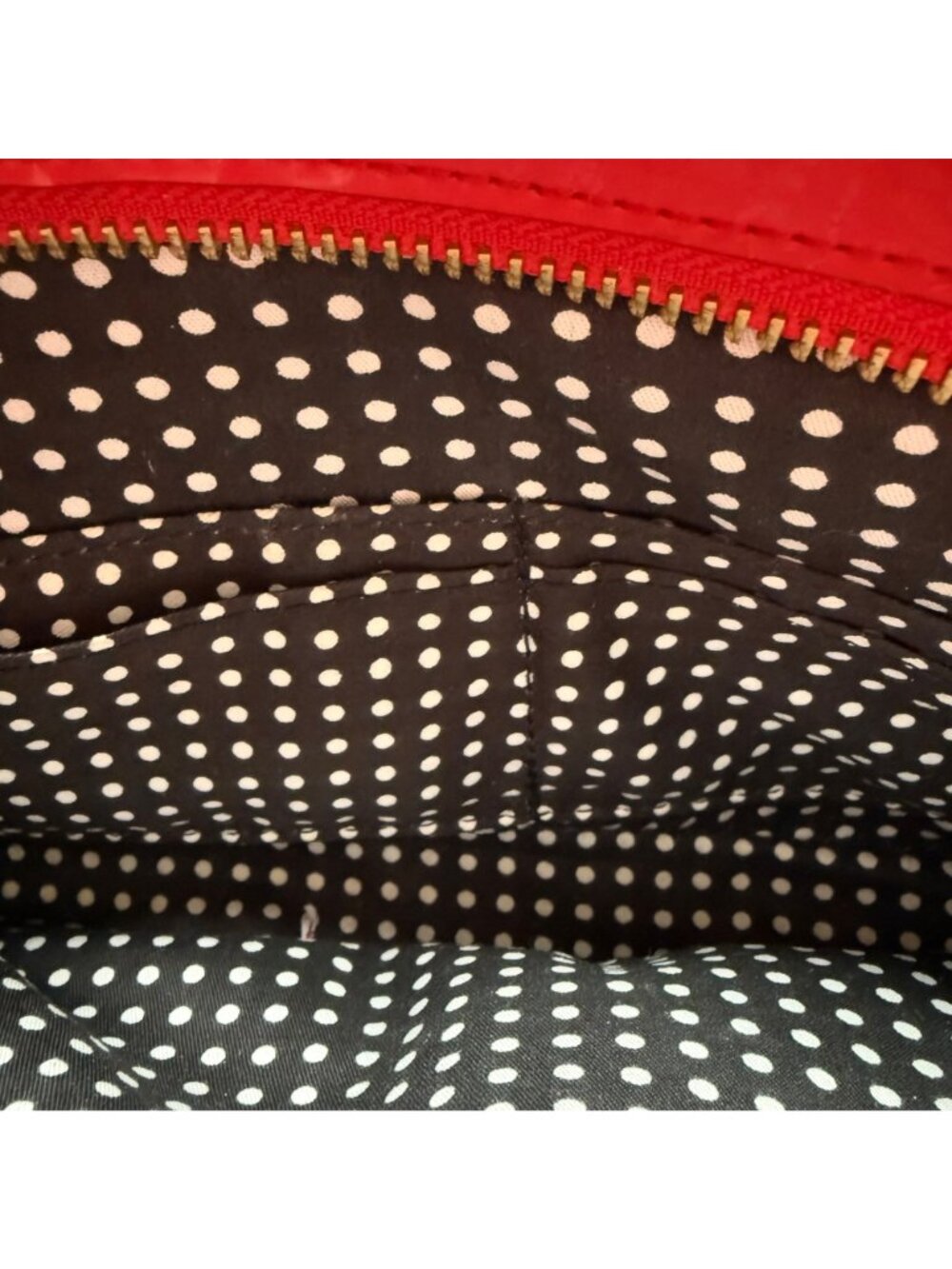 Kate Spade NY Red Patent Leather Deboss Logo Emerald Avenue Crossbody Bag - Picture 15 of 16